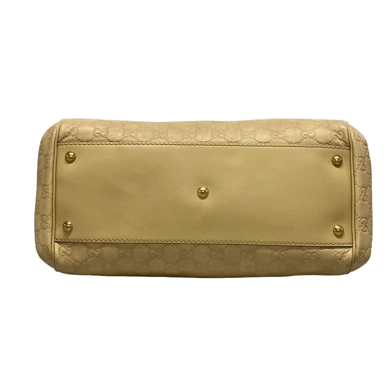 Gucci Handbag Cima Line Scarlet 282299 Beige Leather