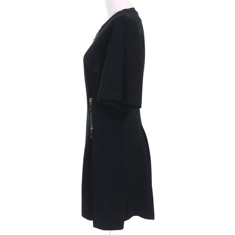 Louis Vuitton 25SS 100% Cotton LV Logo Chain Zipper Waist Short Sleeve T-shirt