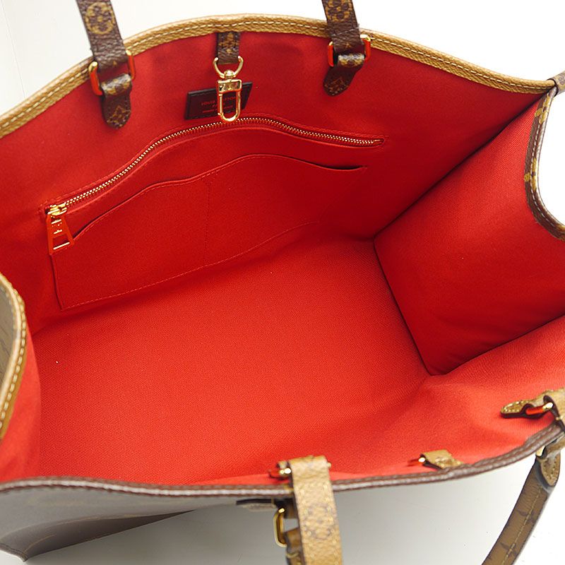 Louis Vuitton On The Go GM M44576 Monogram Tote Bag With A4 Compartment