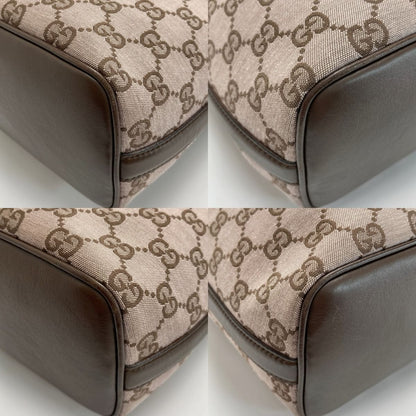 Gucci GG Canvas One Shoulder Bag 001･4288 Pink/brown Canvas X Leather with