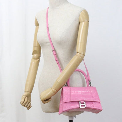 Balenciaga 2-way Handbag Hour Glass 593546 Handbag Calfskin Women