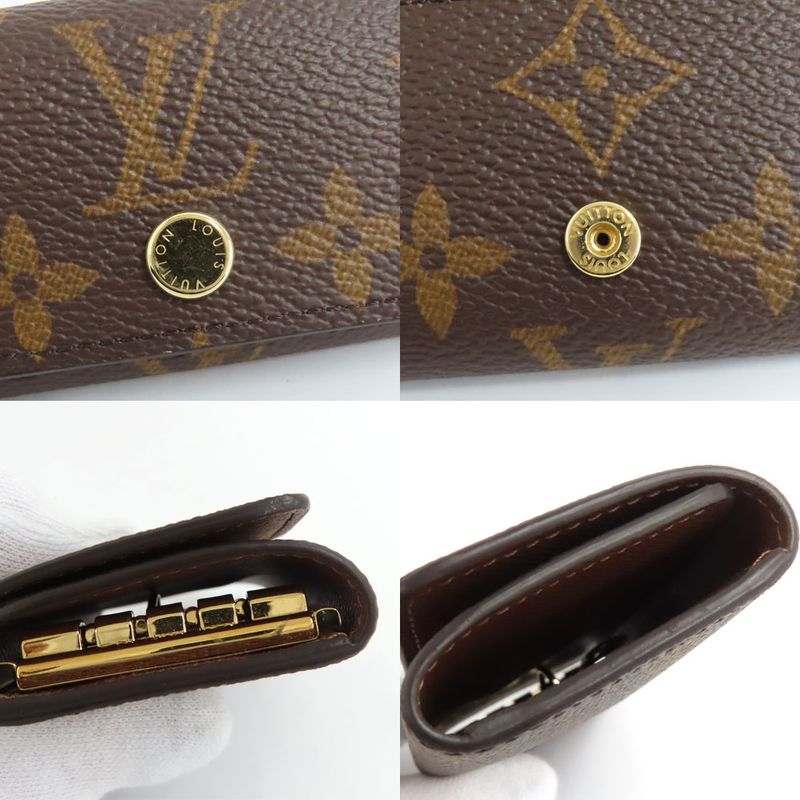Louis Vuitton Key Case Multicles 4 M69517 Monogram Brown Gold Hardware