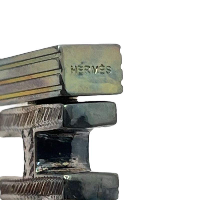 Hermes H Motif Padlock Cadena Charm H Motif Padlock Cadena Charm Silver with