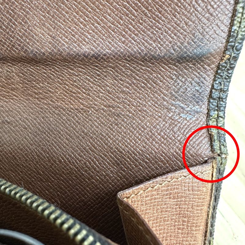 Louis Vuitton M61724 Monogram Vintage Pochette Porte Monet Cles Di Long Wallet