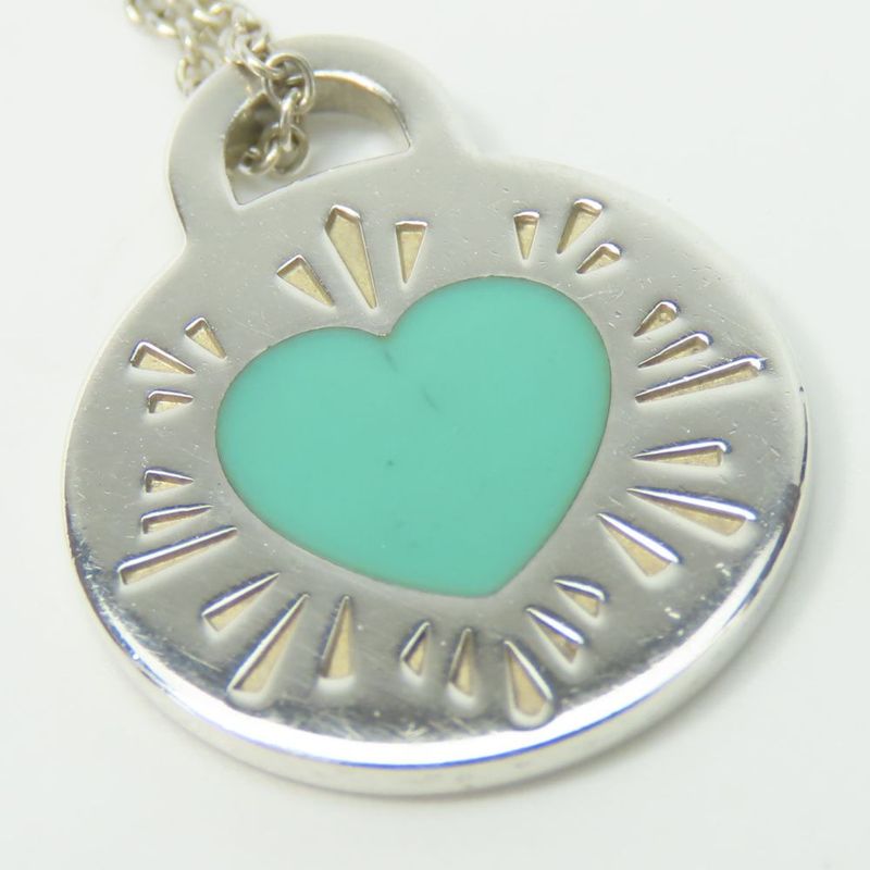 Tiffany & Co Necklace Return To Round 925 Silver Approx 4.0g Silver Tiffany &