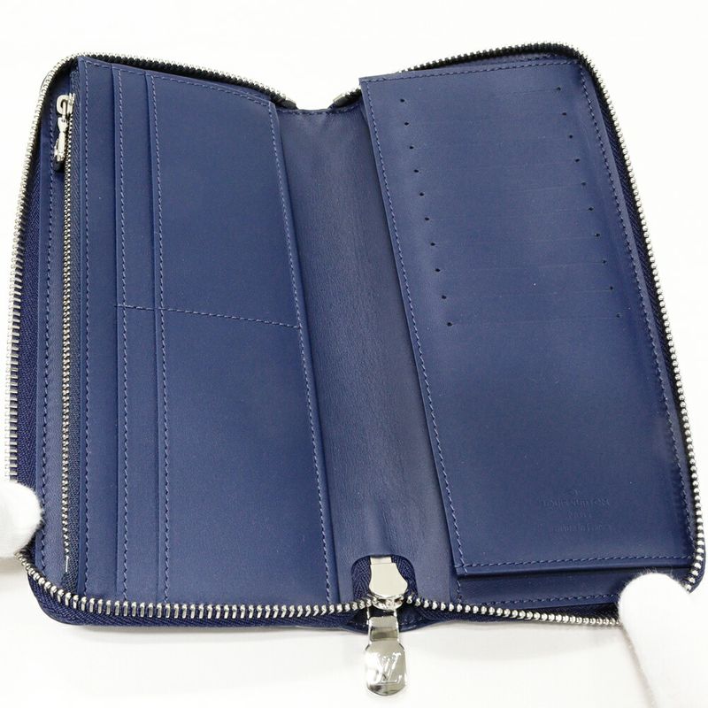 Louis Vuitton Round Zipper Long Wallet With Change Pocket Damier Infini Damier