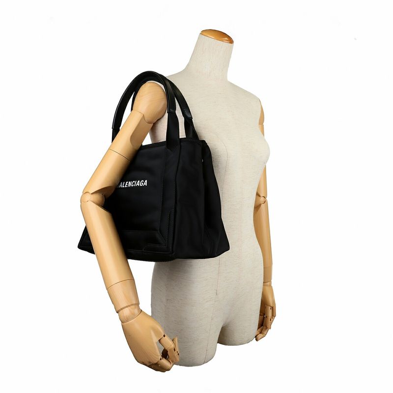 Balenciaga Tote Bag Navy Cabas Su Black/orange