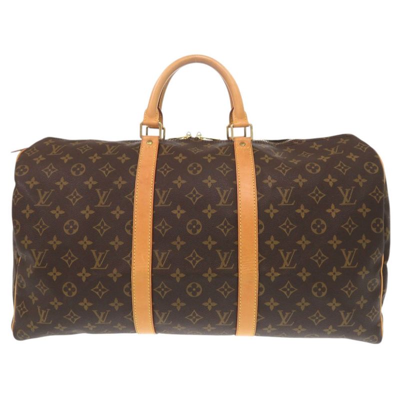 Louis Vuitton Keepall 50 Monogram M41426 Brown Boston Bag LV 1123 Louis Vuitton
