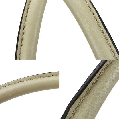 Gucci Shoulder Bag 282298 GG Canvas Leather Beige Gold Hardware Casual One