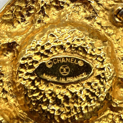 Chanel Brooch Faux Pearl Gold Vintage Ladies