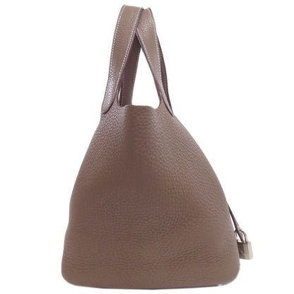 Hermes Picotin Lock PM Etape Silver Hardware Handbag Taurillon Women