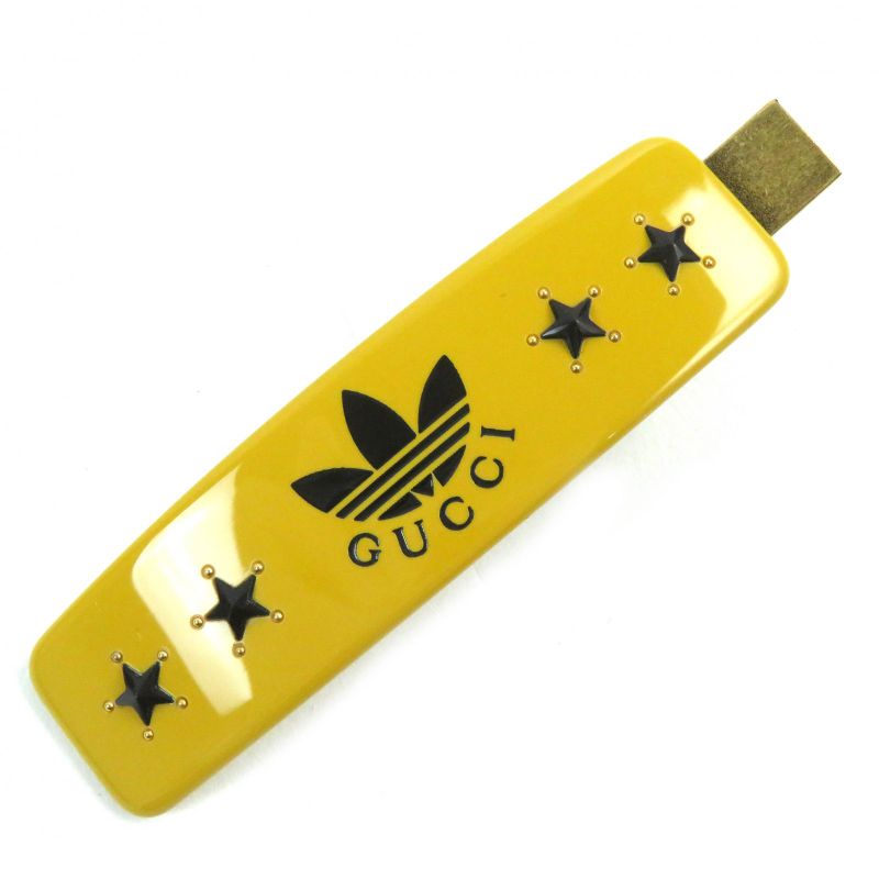 Gucci Adidas Gucci Adidas 702940 Trefoil Logo Barrette Hair Clip Hair Accessory