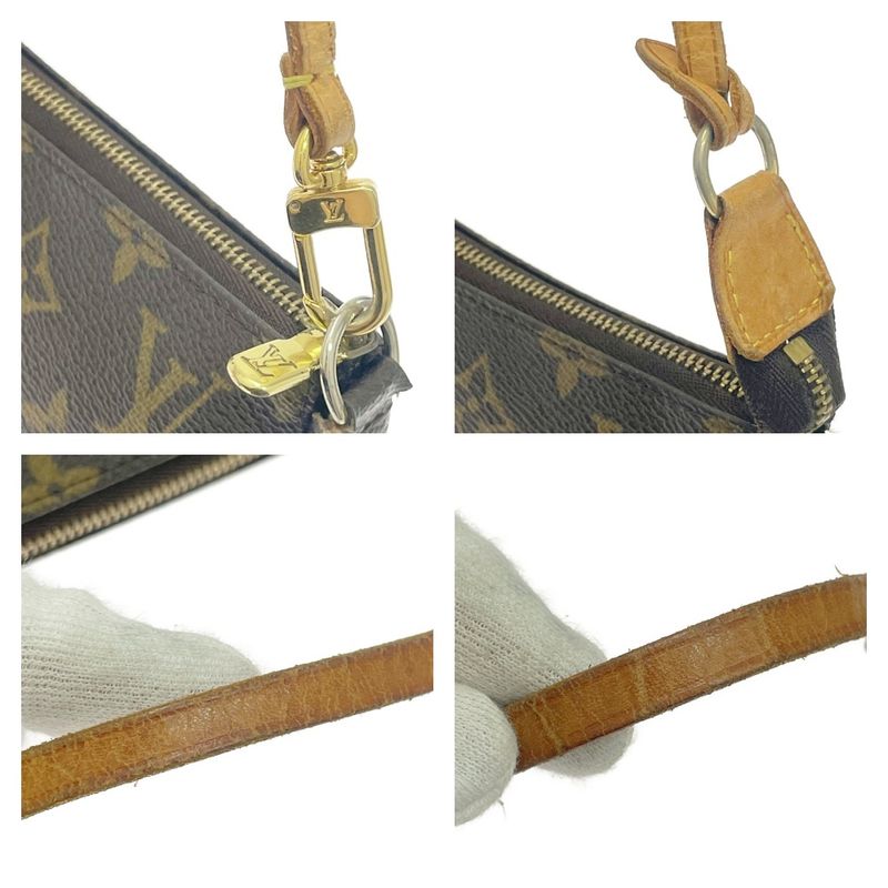 Louis Vuitton M51980 Monogram PVC Pochette and Accessoire Pouch Brown 425042