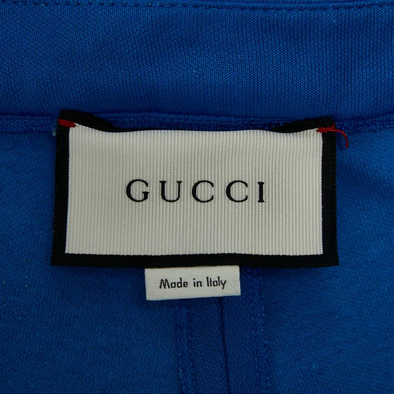 Gucci Webline Pants Sideline Size: XL 467527 Blue Multicolor Polyester Cotton