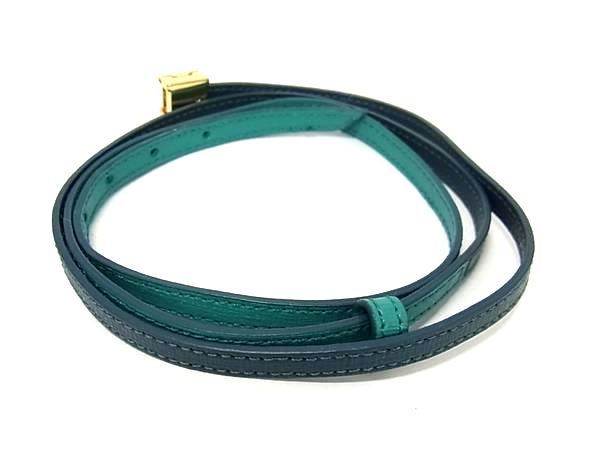 Fendi Leather Necklace Choker Accessory Women's Green Au7755