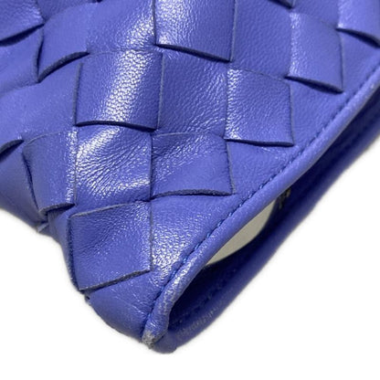 Bottega Veneta Handbag The Twist/maxi Intrecciato Blue Leather