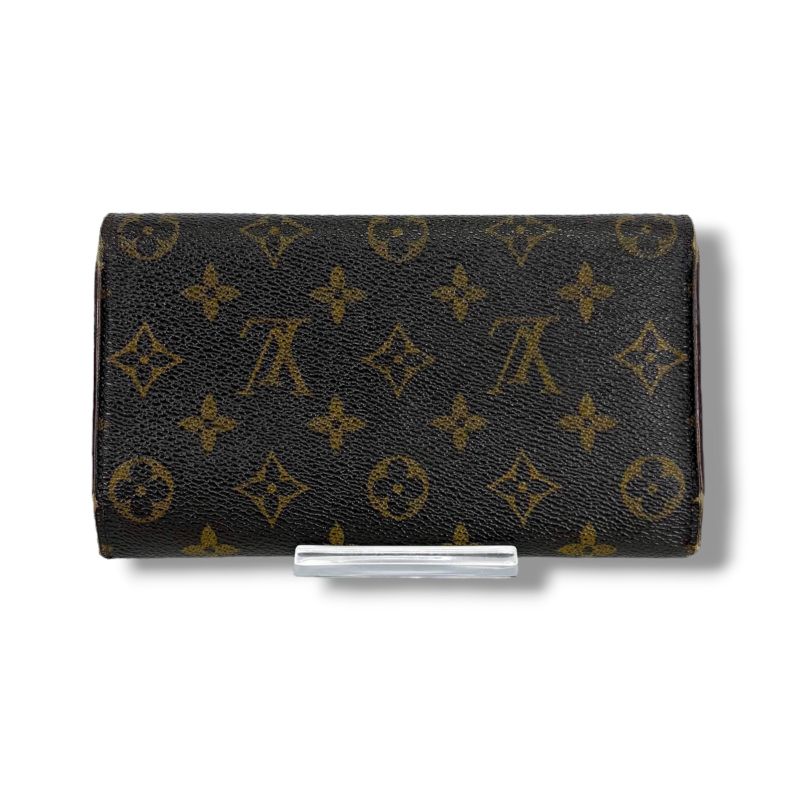 Louis Vuitton Monogram Leather Portefeuille Sarah Bifold Long Wallet