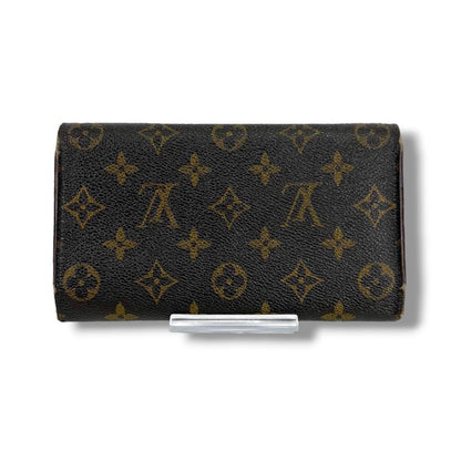 Louis Vuitton Monogram Leather Portefeuille Sarah Bifold Long Wallet