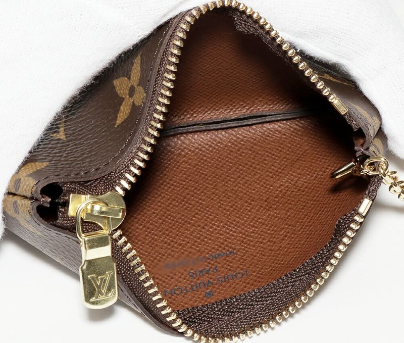 Louis Vuitton Coin Case Key Case Monogram Pochette Cles M62650