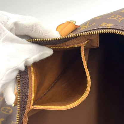 Louis Vuitton Speedy 40 Monogram Leather X PVC Brown Handbag Gold M41522