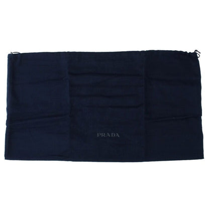 Prada 2vg111 Logo Plate Leather 2WAY Tote Bag Men's