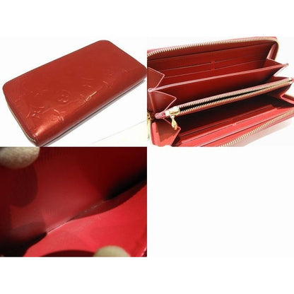 Louis Vuitton Zippy Wallet Long Vernis Pomme D'amour Red Enamel 4