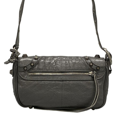 Balenciaga Shoulder Bag Lucagore XS 719082 Dark Grey Leather
