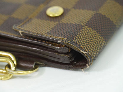 Authentic Louis Vuitton LV Portefeuille Accordeion Damier Ebène Long Wallet