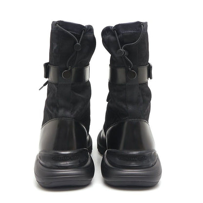 Dior Combat High Top Boots 42 Oblique Black