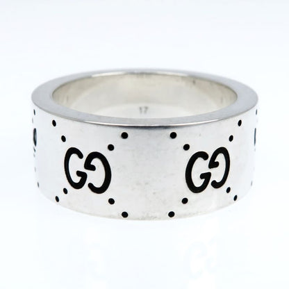 Gucci Adidas Collaboration Ring Engraving Wide Trefoil 17 Ag925 Jewelry