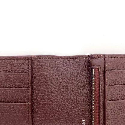 Saint Laurent Bifold Wallet Bordeaux