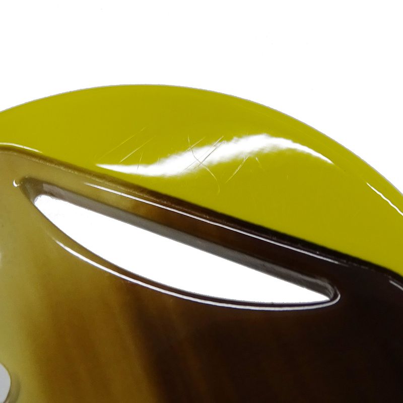 Hermes Necklace Tonkin Buffalo Horn Women's Branded Pendant Lacquer Yellow