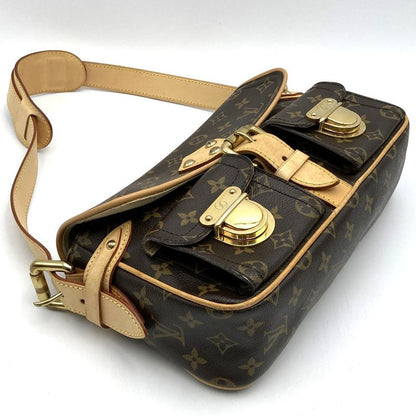 Louis Vuitton M40027 Shoulder Bag Hudson PM Brown Monogram Ladies Men