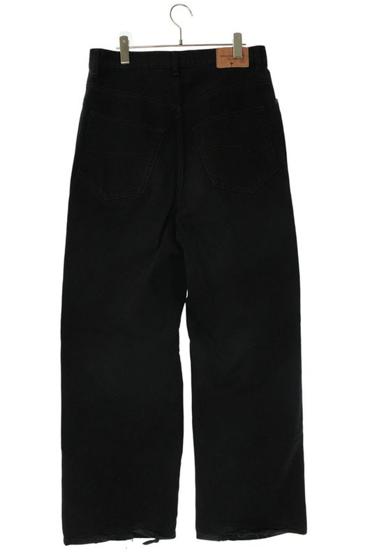 Balenciaga 745213 Tqw83 Baggy Denim Pants Men's XS