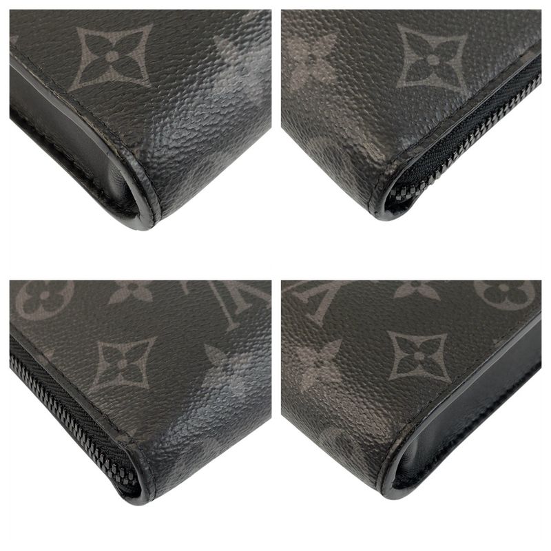 Louis Vuitton Monogram Eclipse Pochette Jules Black Grey Pvc/leather M82074