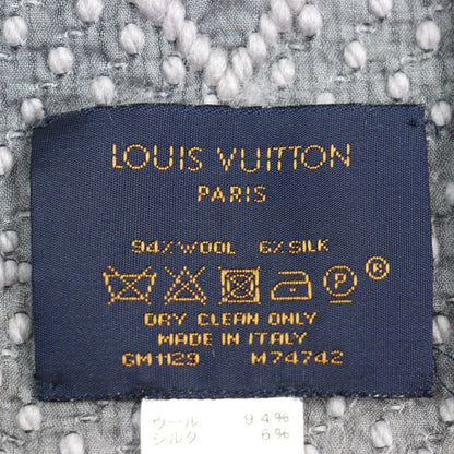 Louis Vuitton M74742 Echarpe Logomania Silk Blend Monogram Fringed