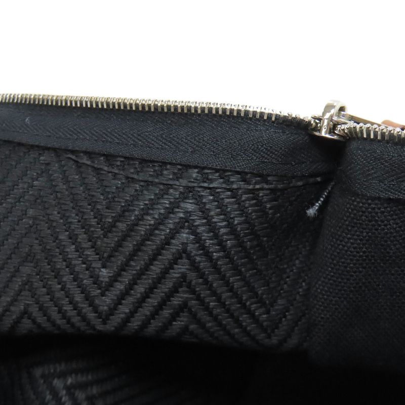 Hermes Logo Accessory Pouch Cotton Ladies