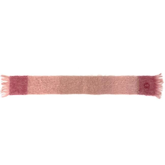 Loewe Scarf Pink Red Gradient