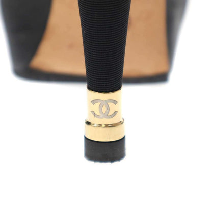 Chanel Leather Boots G28123y05726 Black 37