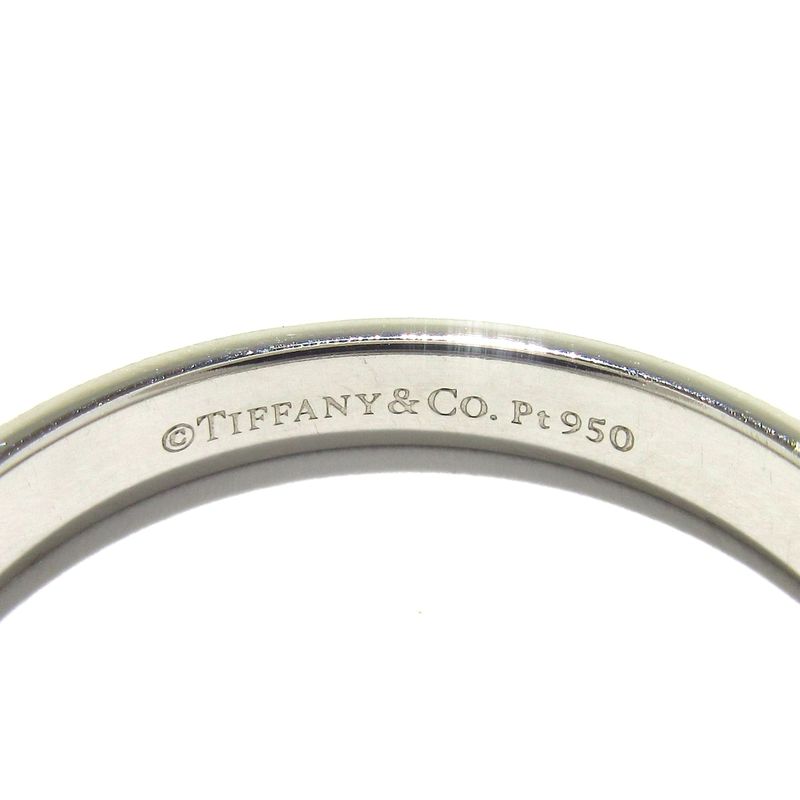 Tiffany & Co Ring Identical Milgrain Band Ring Pt950