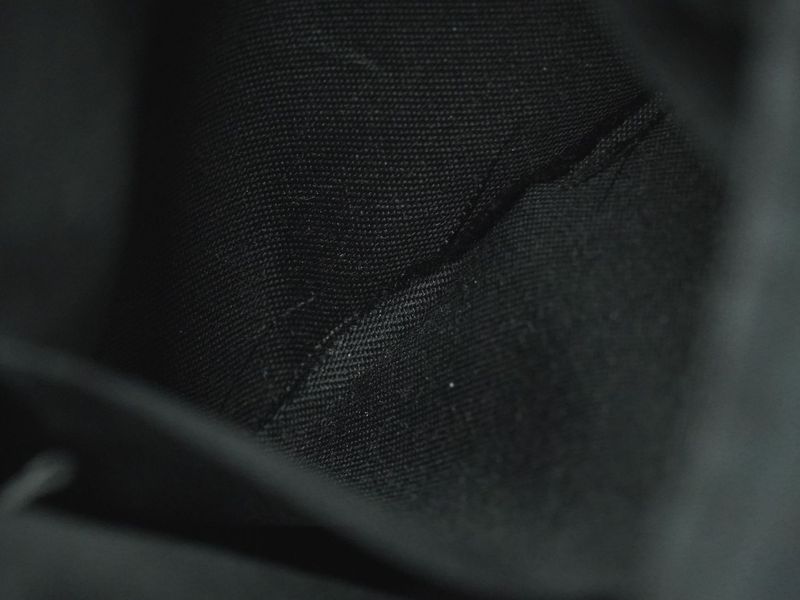 Authentic Fendi Zucchino Shoulder Bag Pochette Canvas Black 8bt075 Zucchino Bag