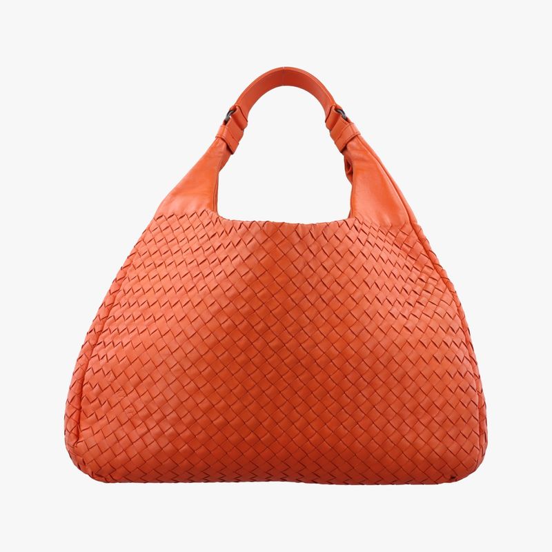 Bottega Veneta Campana Intrecciato Orange Lambskin B02699459y