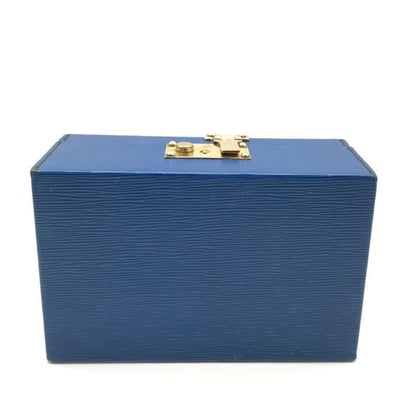 Louis Vuitton Epi Boite Atu Mini Trunk Blue Handbag