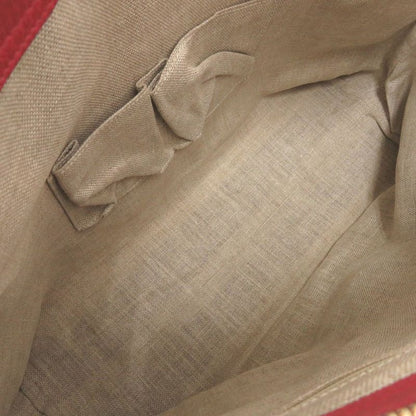 Gucci Bamboo Tassel 449643 Leather Bamboo Red 2way Handbag Red 0910 Gucci