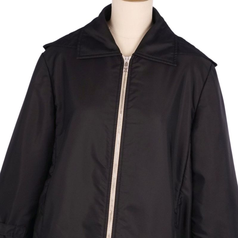 Prada Jacket Hoodie Hooded Zip Up Nylon