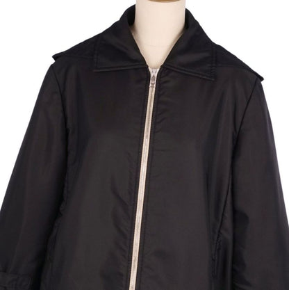 Prada Jacket Hoodie Hooded Zip Up Nylon