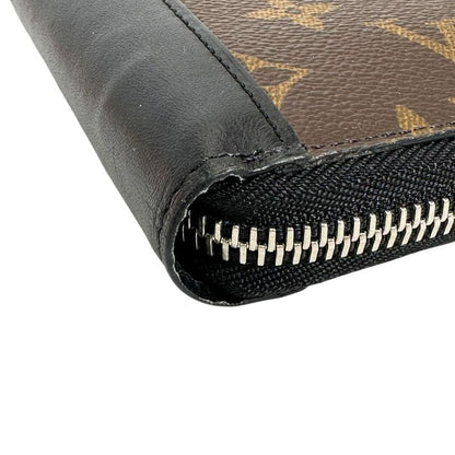 Louis Vuitton M60109 Monogram Vertical Macassar Long Wallet Louis Vuitton Brown