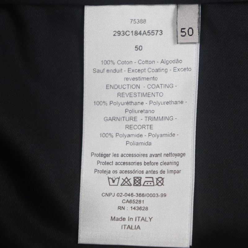  DIOR Homme 293c184a5573 Roller Coaster Buckle Military Cargo Pants Blue 50