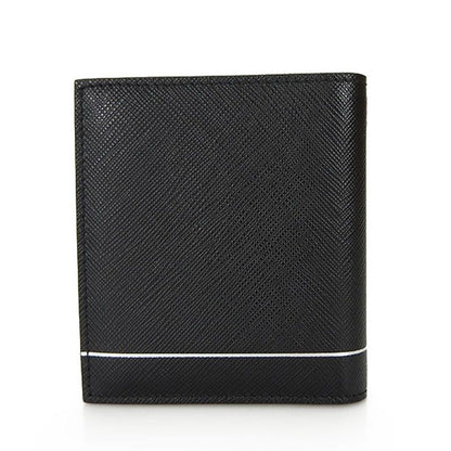 Prada Card Case 2mo004 Leather Black Nero Simple Logo Men Prada