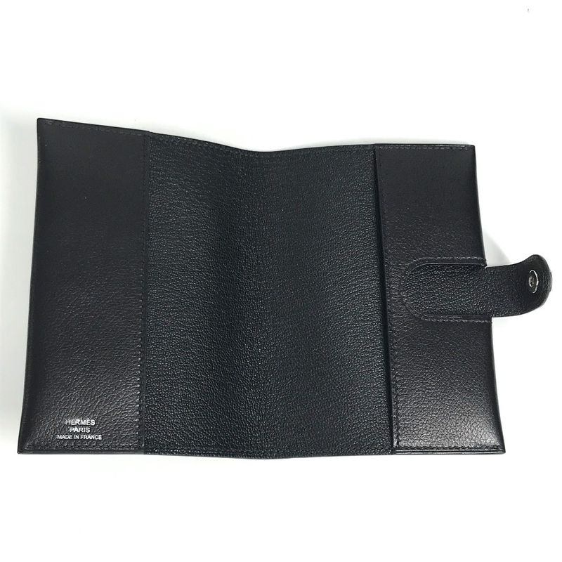 Hermes Passport Case RMS Calfskin Black
